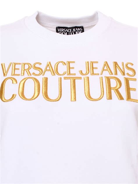 felpa versace jeans couture bianca|versace jeans for women.